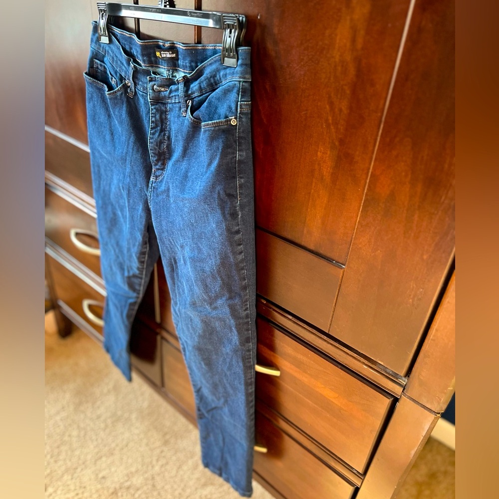 Lee Slimming Fit Slim Straight Jeans Women’s Size 8 Short - Picture 3 of 6